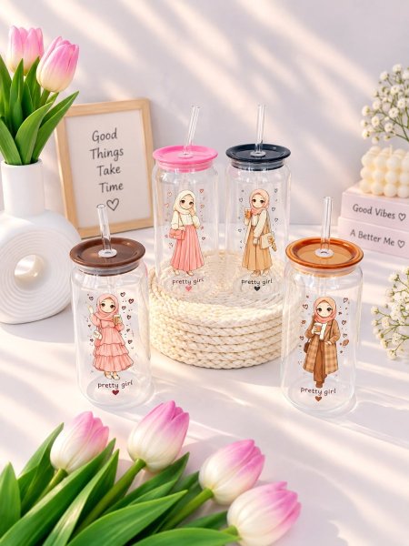 كاسات ايس كوفي بسعر العرض جملة ومفرق بنات محجبة