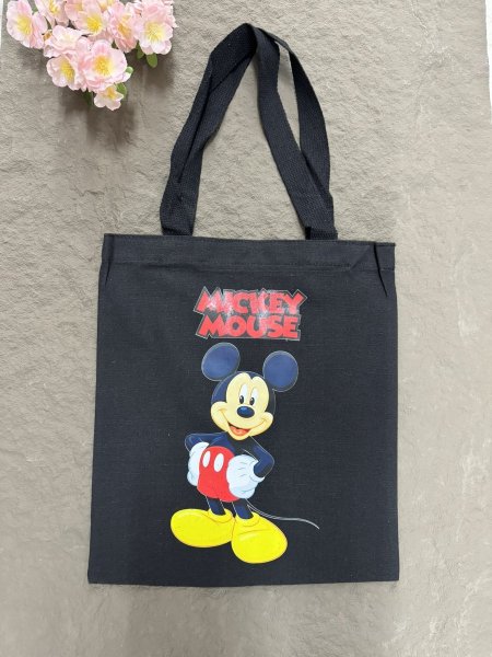 توت باج ديزني شنطة مع سحاب وجيب داخلي