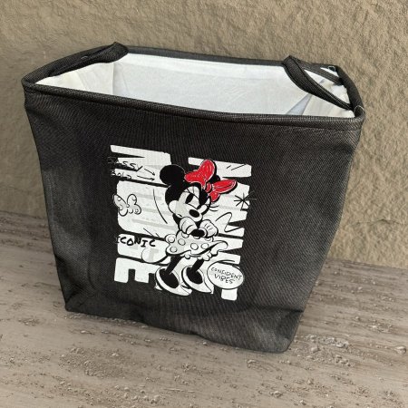 سلة قماش جودة عالية ومبطنة ميني ماوس