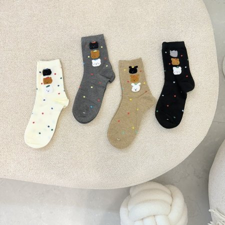 جرابات قطن دب