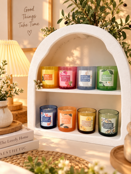 شمع معطر ب 8 روائح