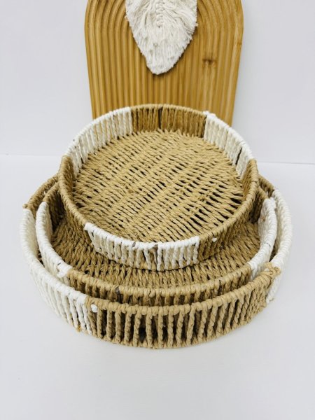 طقم صواني قش 3 قطع داشري