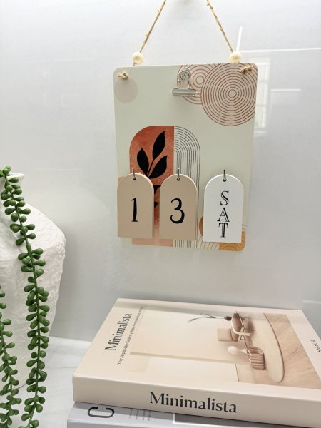 كالندر خشبي تعليف