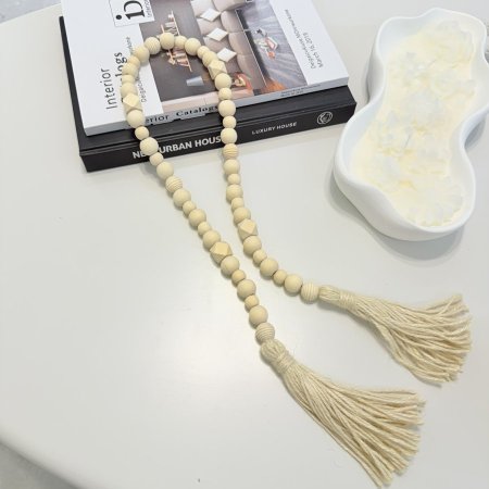 مسبحة ديكور خشب طبيعي