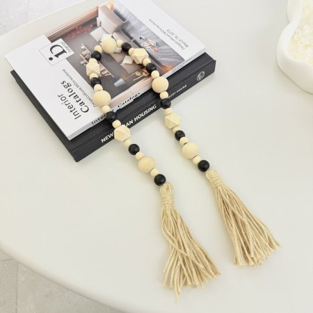 مسبحة ديكور خشب طبيعي