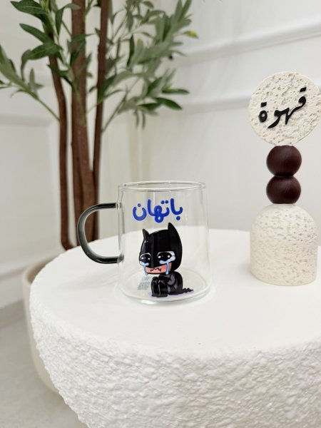 مج زجاج شفاف باتهان