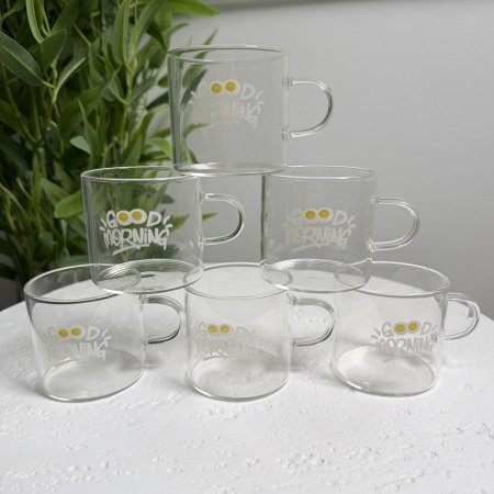 طقم فناجين اسبرسو مكون من 6 قطع