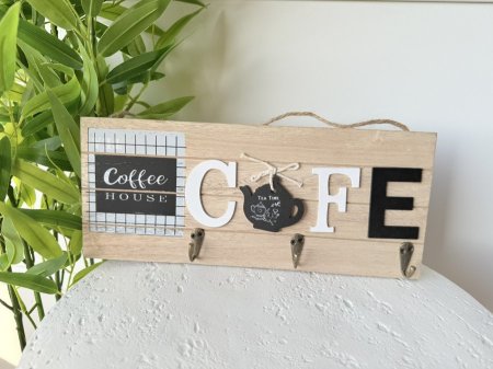 تعليقة خشب للمجات  كوفي كورنر