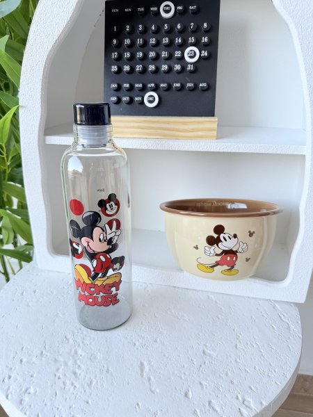 مطرة ماء زجاج ميكي ماوس